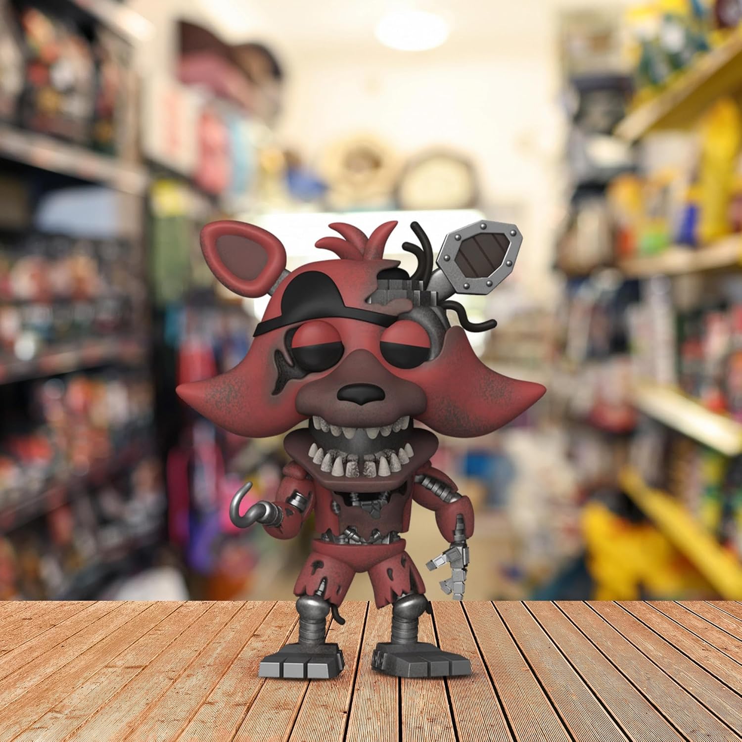 Funko Pop! Games: Five Nights At Freddy's (FNAF) - Withered Foxy - Five Nights At Freddy's - Collectable Vinyl Figure - Gift Idea - Official Merchandise - Toys for Kids & Adults - Video Games Fans