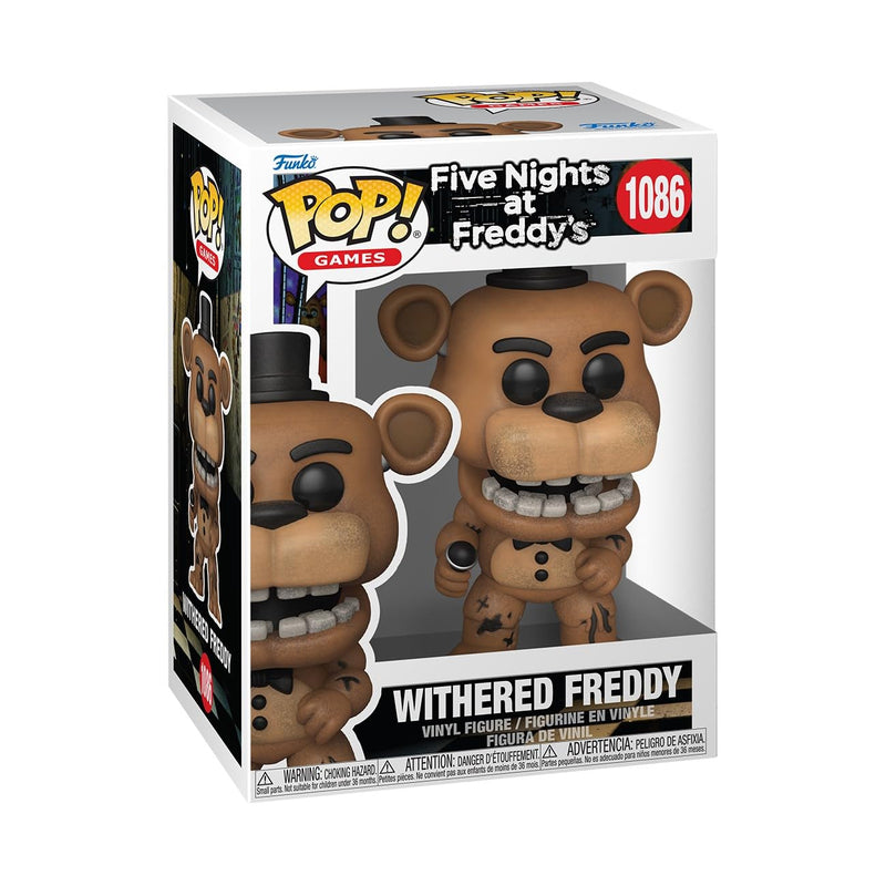 Funko Pop! Games: Five Nights At Freddy's (FNAF) - Withered Freddy Fazbear - Five Nights At Freddy's - Collectable Vinyl Figure - Gift Idea - Official Merchandise - Toys for Kids & Adults