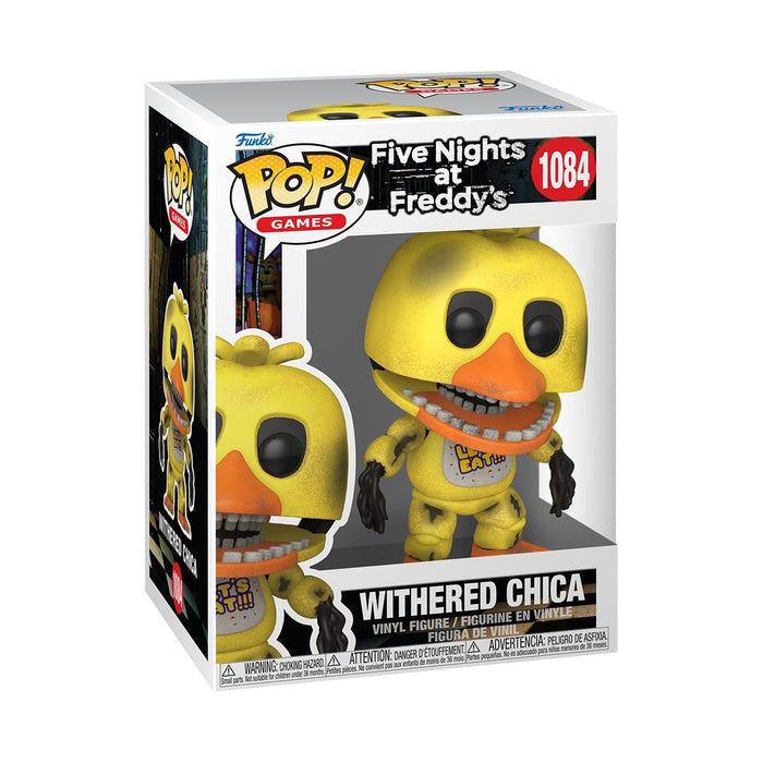 Funko Pop! Games: Five Nights At Freddy's (FNAF) - Withered Chica the Chicken - Five Nights At Freddy's - Collectable Vinyl Figure - Gift Idea - Official Merchandise - Toys for Kids & Adults