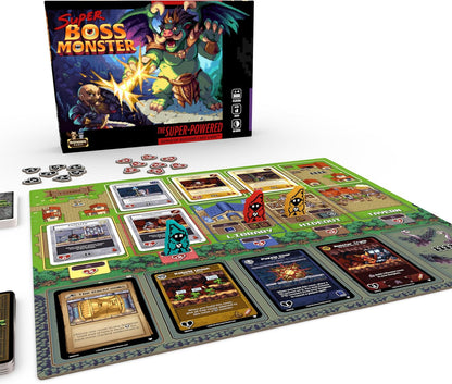Super Boss Monster, Build The Ultimate Side-Scrolling Dungeon, for 1-4 Players Ages 13+