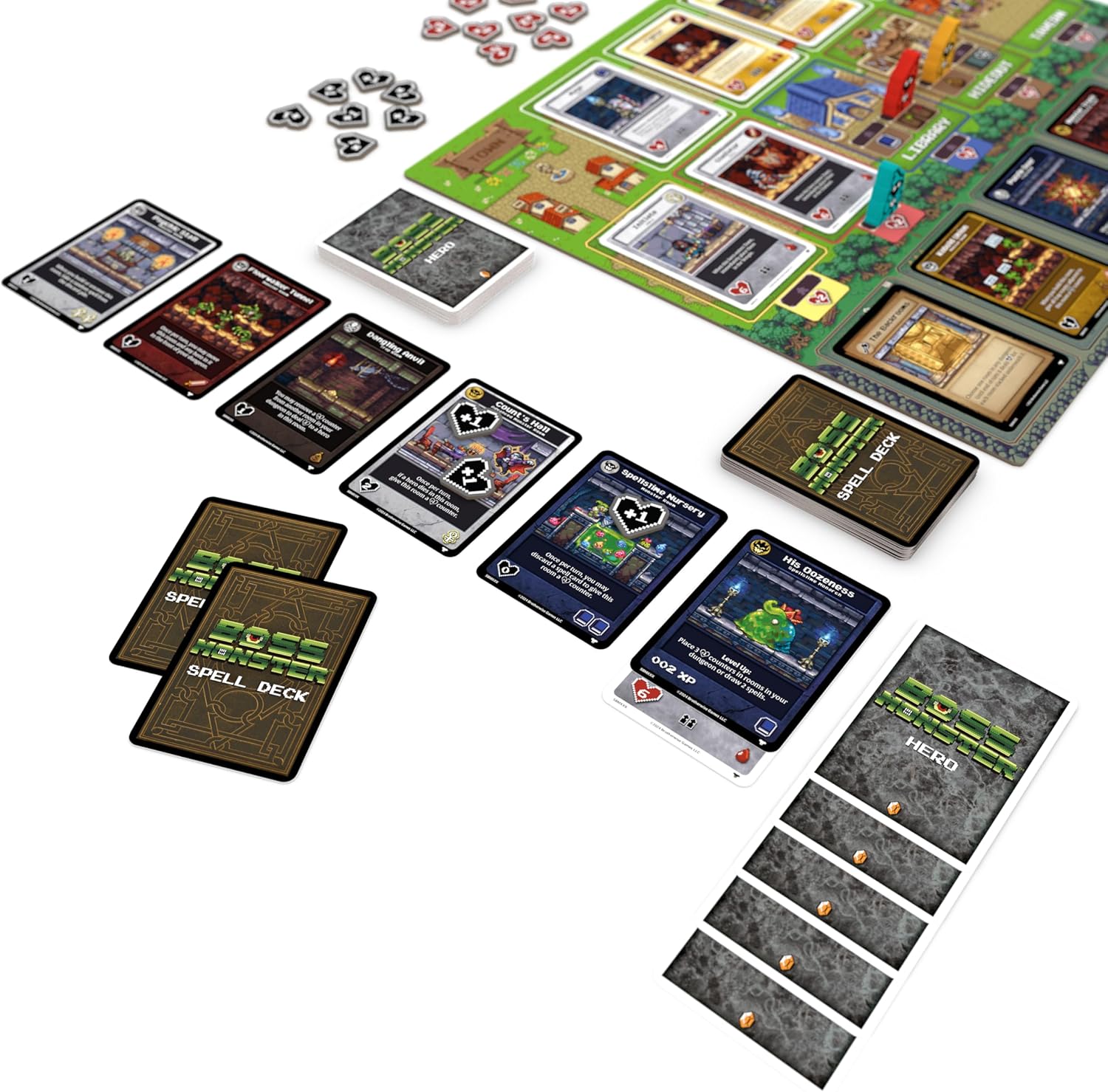 Super Boss Monster, Build The Ultimate Side-Scrolling Dungeon, for 1-4 Players Ages 13+