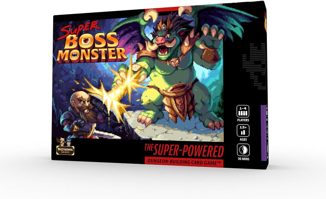 Super Boss Monster, Build The Ultimate Side-Scrolling Dungeon, for 1-4 Players Ages 13+