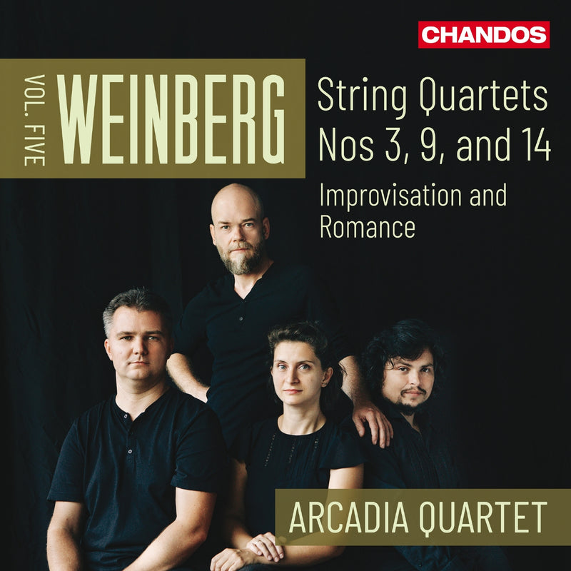 Weinberg: String Quartets Nos. 3, 9, and 14: Improvisation and Romance - Volume 5