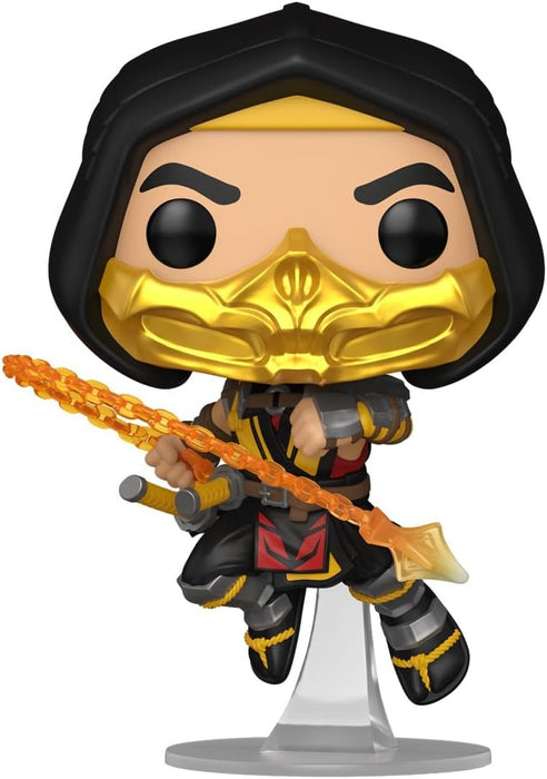 Funko Pop! Games: MK11 Fatality - Scorpion - Mortal Kombat Game Franchise - Figura de Vinilo Coleccionable - Idea de Regalo - Mercancia Oficial - Juguetes para Niños y Adultos - Video Games Fans