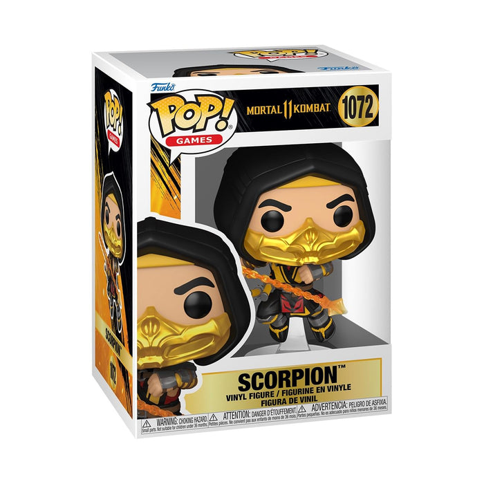 Funko Pop! Games: MK11 Fatality - Scorpion - Mortal Kombat Game Franchise - Figura de Vinilo Coleccionable - Idea de Regalo - Mercancia Oficial - Juguetes para Niños y Adultos - Video Games Fans