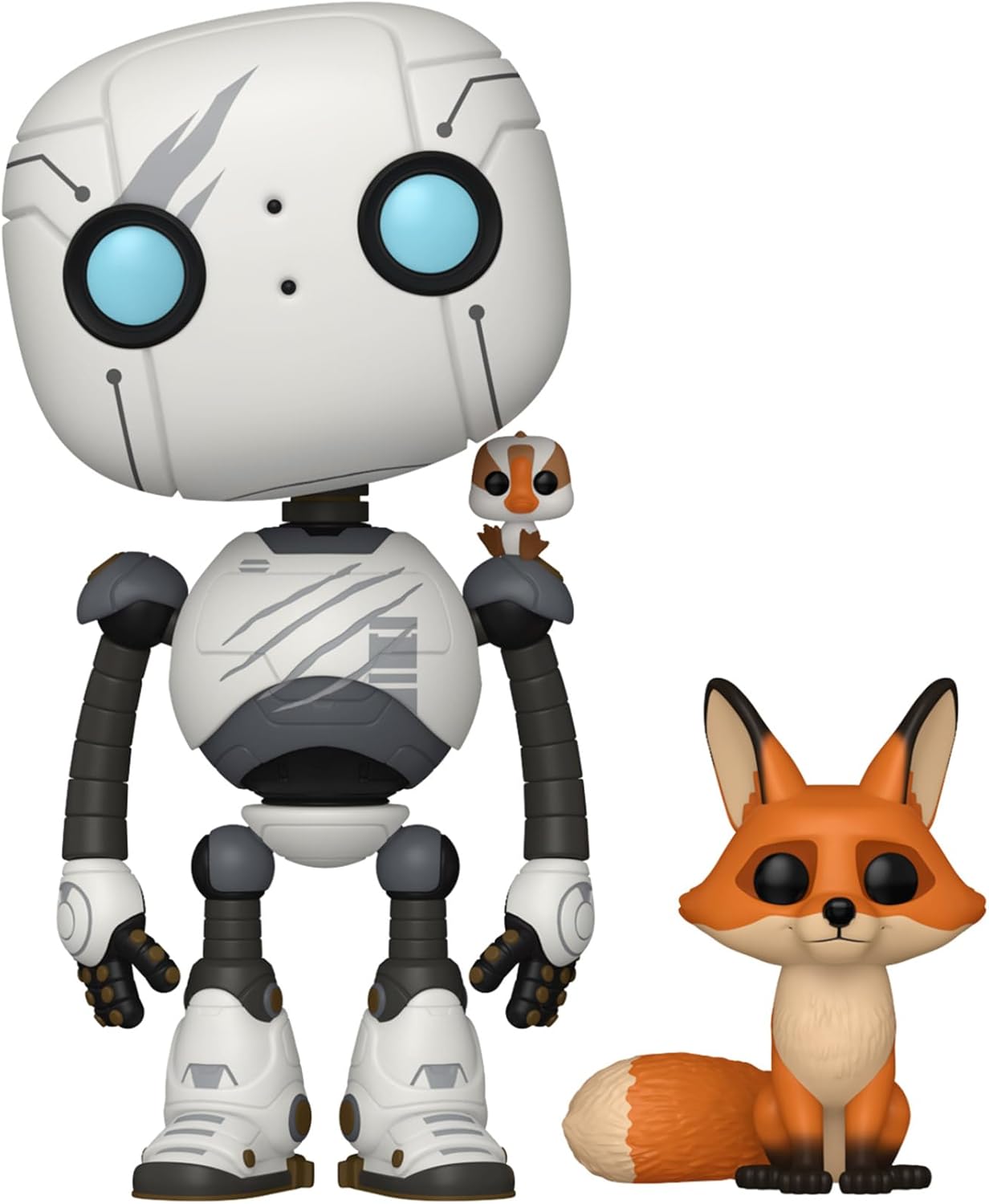 Funko Pop! & Buddy: Wild Robot - Roz Age 3+ With Brightbill & Fink - Collectable Vinyl Figure - Gift Idea - Official Merchandise - Toys for Kids & Adults - Movies Fans - Model Figure for Collectors