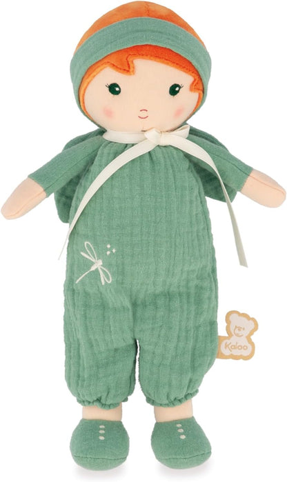 KALOO Tendresse Prima Bambola in Tessuto Olivia Bambola in Chiffon 25 cm Salopette in Mussola Cofanetto Regalo Nastro Personalizzabile Dalla Nascita, K200010, 25cm