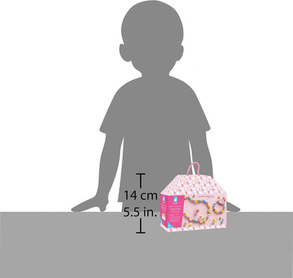Janod - 4 houten sieraden om Rainbow Land te maken - De eerste sieradenworkshops - doe-het-zelf sieraden maken - creatieve vrijetijdsset voor kinderen - fijne motoriek en concentratie leren - vanaf 4