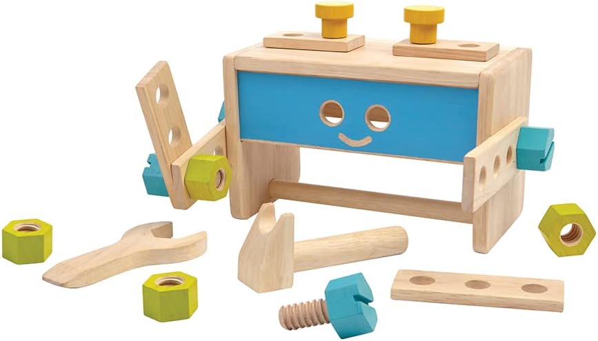 PlanToys - Robot Tool Box, PT5540, hout