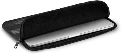 Borsa per computer portatile con bandiera americana, sottile linea rossa, assorbe urti e vibrazioni, adatta per la maggior parte dei modelli di computer