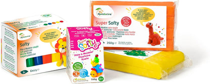 DARWI 1-delige klei SOFTY 500 GRS. sinaasappel, oranje