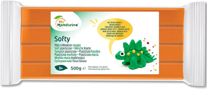 DARWI 1-delige klei SOFTY 500 GRS. sinaasappel, oranje