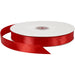 Satijnen lint, B: 20 mm, rood, 100 m