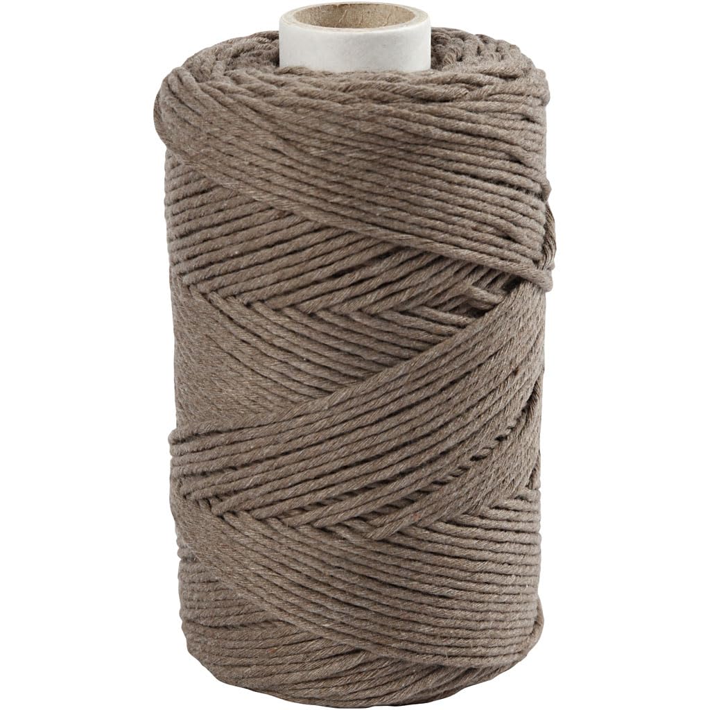 Creativ Company - Macrame Koord Lichtbruin 198m