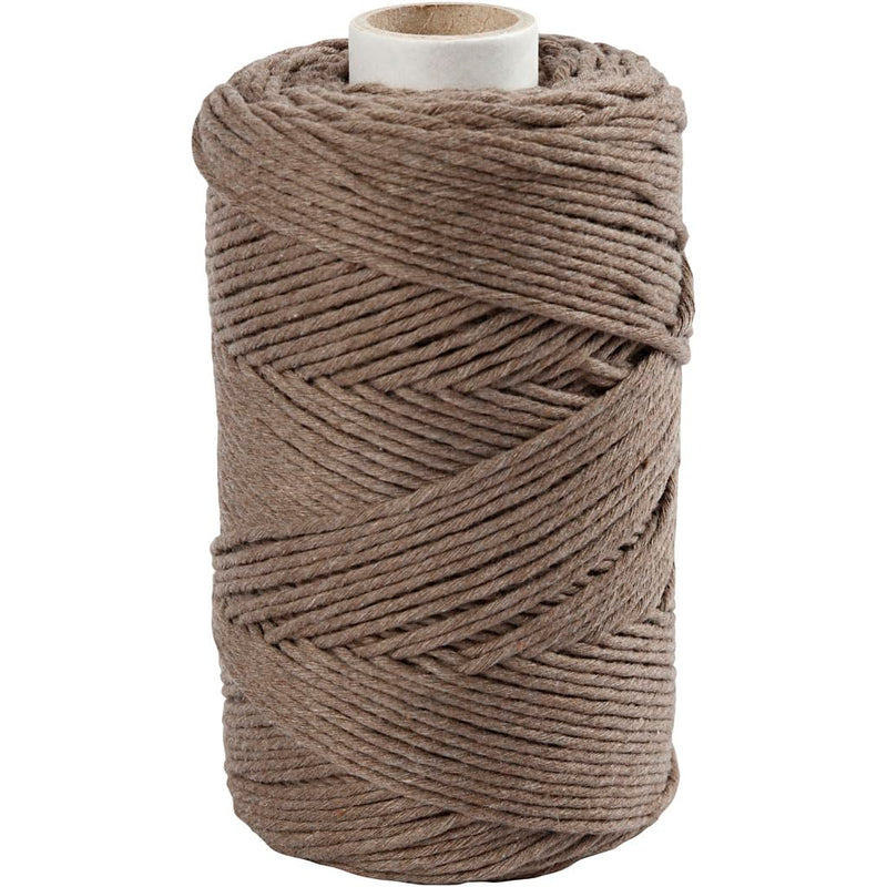 Creativ Company - Macrame Koord Lichtbruin 198m