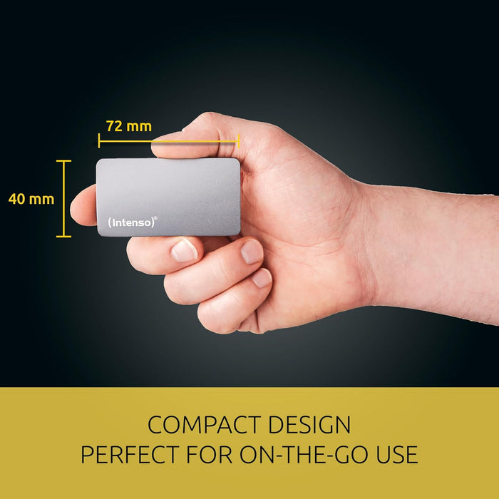 Intenso TX800 External SSD 1TB Portable Solid State Drive, Super Speed USB 3.2 Gen 2x2 (20Gbps), up to 2100MB/s