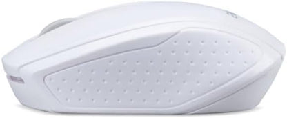 Acer Mouse cromato senza fili G69 RF2.4G (1600 DPI, certificazione WWCB, gestione intelligente della potenza, design sottile, rotella di scorrimento fine), bianco