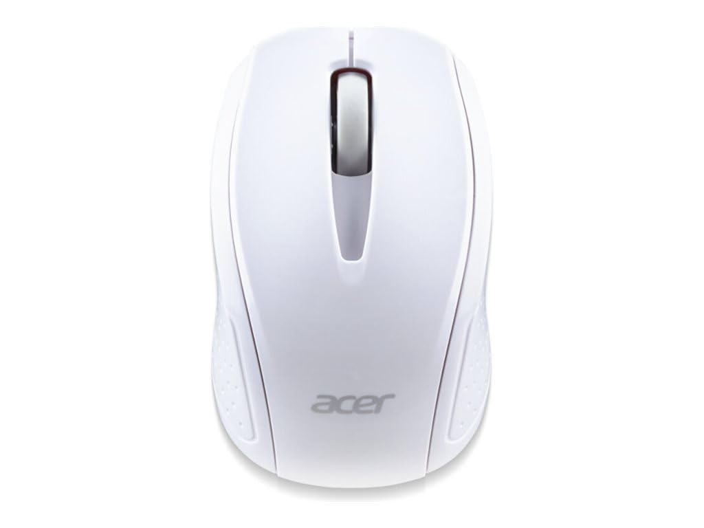Acer Mouse cromato senza fili G69 RF2.4G (1600 DPI, certificazione WWCB, gestione intelligente della potenza, design sottile, rotella di scorrimento fine), bianco