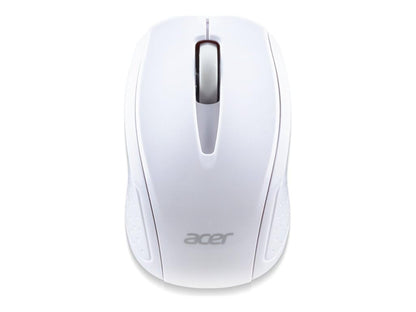 Acer Mouse cromato senza fili G69 RF2.4G (1600 DPI, certificazione WWCB, gestione intelligente della potenza, design sottile, rotella di scorrimento fine), bianco