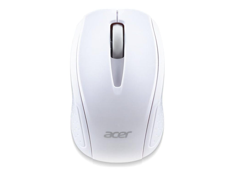 Acer Mouse cromato senza fili G69 RF2.4G (1600 DPI, certificazione WWCB, gestione intelligente della potenza, design sottile, rotella di scorrimento fine), bianco