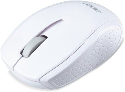Acer Mouse cromato senza fili G69 RF2.4G (1600 DPI, certificazione WWCB, gestione intelligente della potenza, design sottile, rotella di scorrimento fine), bianco