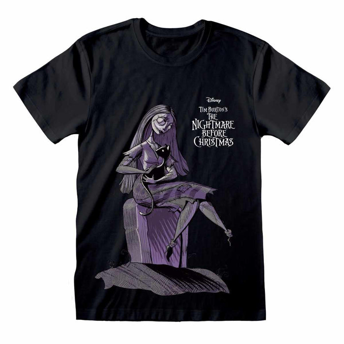 The Nightmare Before Christmas T-Shirt | Boys' Hoodies | Black, 100% Cotton Shirt Adults | Sally T-Shirt | Official Merch