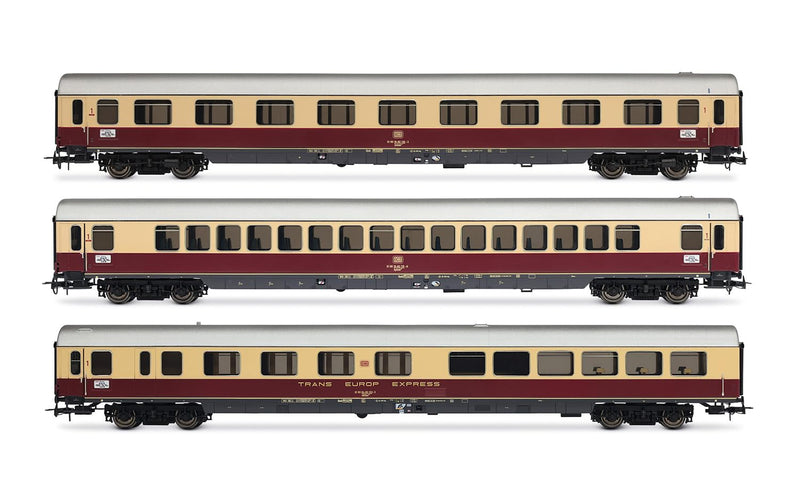 HR4373 DB, 3-unit pack TEE Bavaria (Apmz, Avmz + ARDm), red/beige livery, ep. IV Passenger Coaches