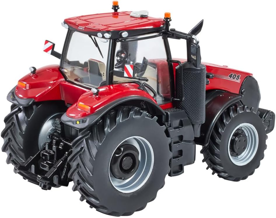 Britains, CASE MAGNUM 405 Tractor Model, Die-Cast Farm Toy, 1:32 Scale Agricultural Vehicle, Realistic Steering And Hitch, Compatible With Farm Accessories, Durable Build, Collector's Replica