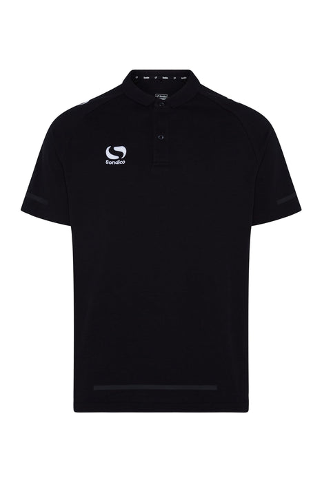 Sondico Men's Evo Polo Sportswear, Black, One Size