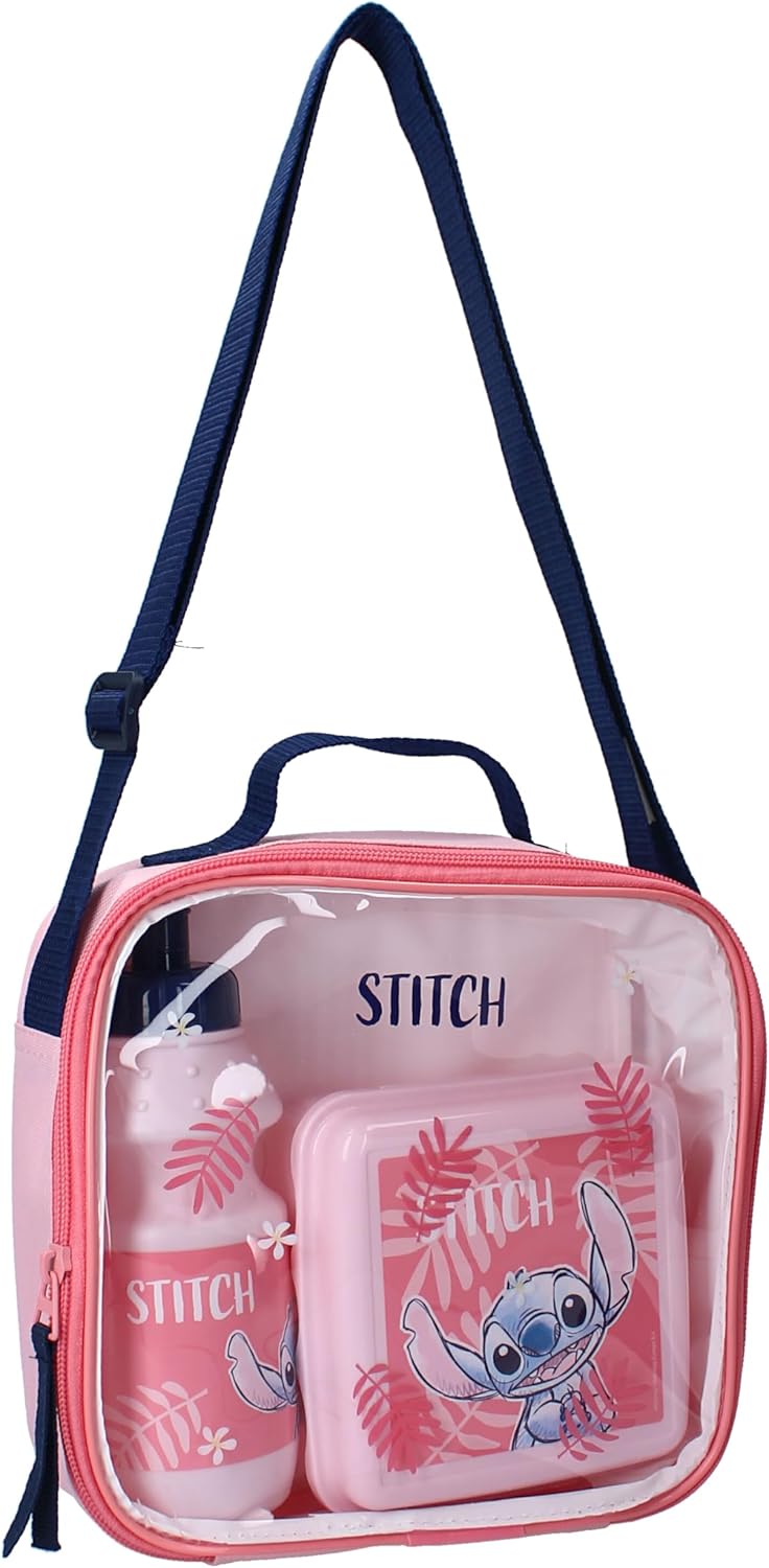 Vadobag Lunch Bag Set of 2 Stitch Squeeze The Day 12.3 x 12.3 x 7 cm