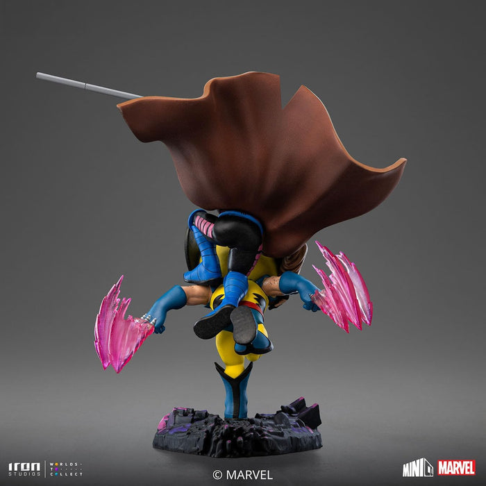 Iron Studios Collectible Statue Minico Gambit and Wolverine - X-Men 97 PVC Multicolor 9.1 inches
