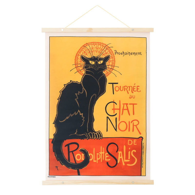Grupo Erik Le Chat Noire Wallscroll - Hanging scroll/Poster/Kakemono/Wall Decor - 19.7 x 27.6 inches / 50 x 70 cm - Japanese Gifts, Japanese Wall Art