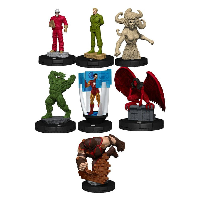 WizKids Marvel HeroClix: Smash and Destroy Booster Brick (Plastic, 60 Pre-Painted Miniature Figures, Hulk, Magneto, Juggernaut, Goliath)