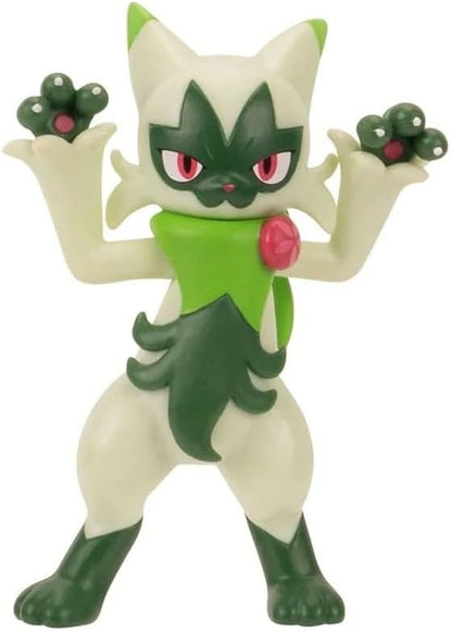 Pokémon Battle Figure 3 Pack - Features 2-Inch Litleo and Pikachu and 3-Inch Floragato Battle Figures