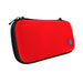 STEALTH Neon Red and Blue Hard-Shell Premium Travel Case Compatible with Nintendo Switch, Switch Lite & Switch OLED - with Soft Cotton Lining Protection and Velcro Storage