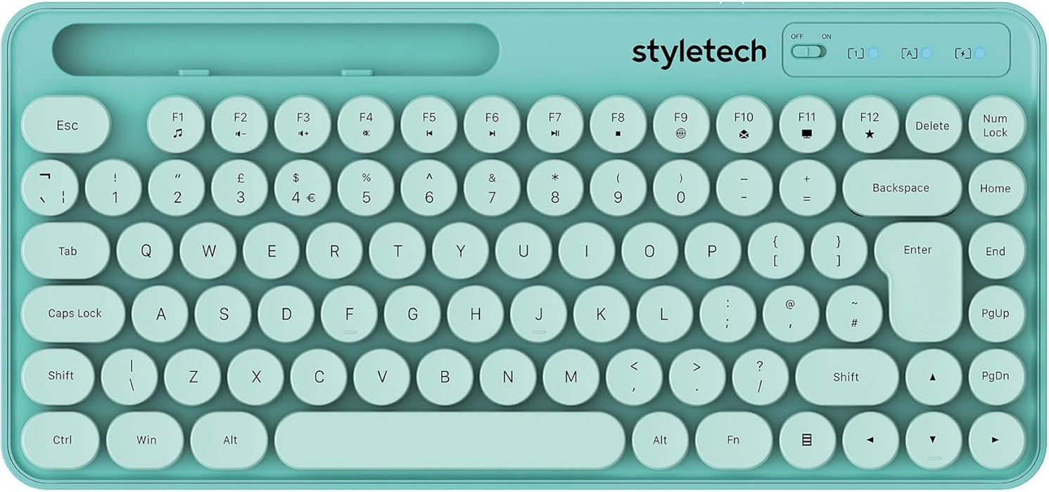 Styletech Wireless Pastel Keyboard and Mouse Bundle