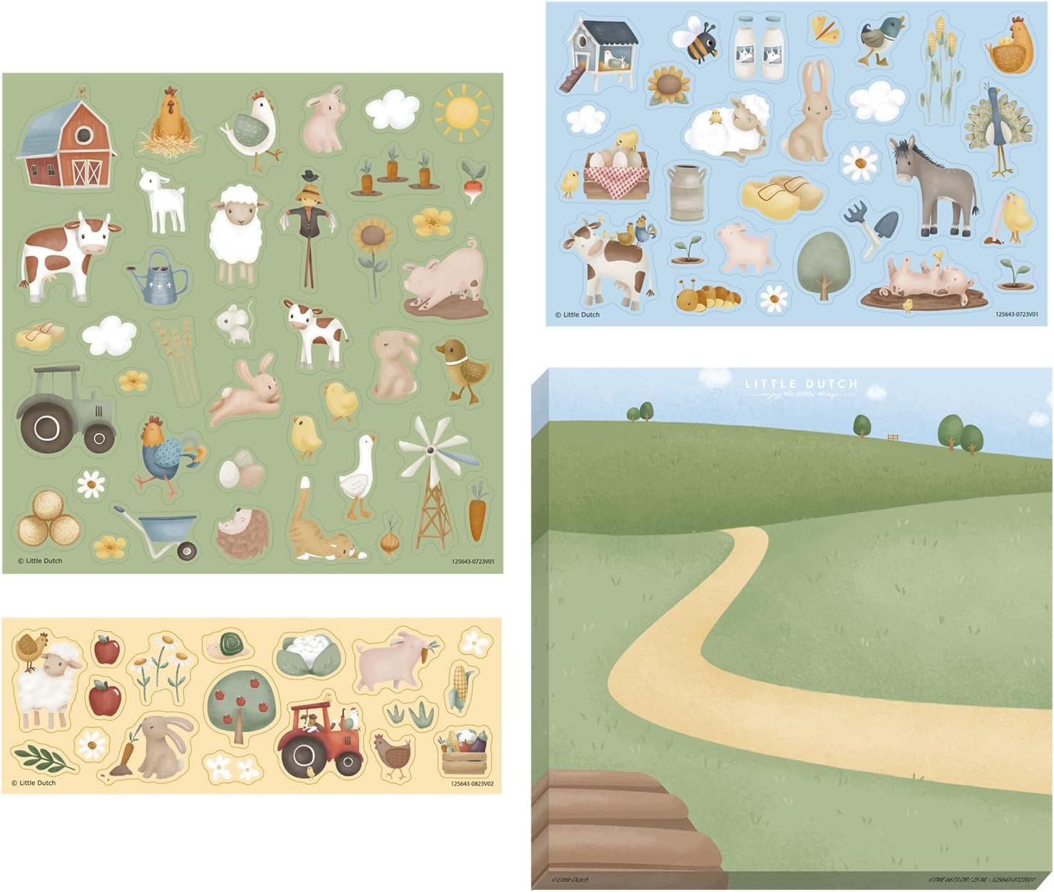 Little Dutch Stickerset Boerderij