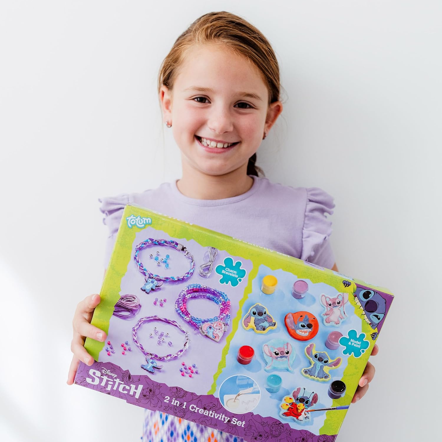 Totum 2in1 Stitch Armbanden Maken en Gips Gieten Knustelset