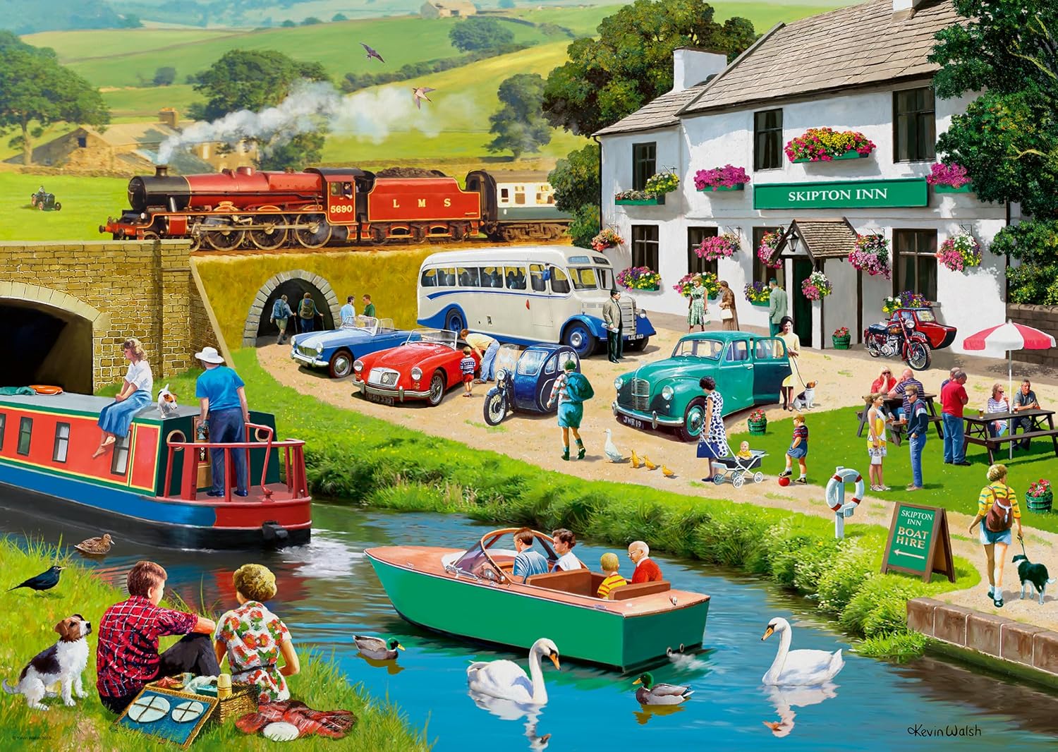 Ravensburger Leisure Days No.2 Exploring the Dales, 1000-teiliges Puzzle für Erwachsene und Kinder ab 12 Jahren