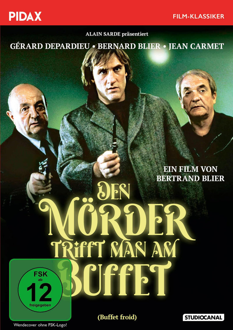 Den Mörder trifft man am Buffet (Buffet froid) / Preisgekrönte und rabenschwarze Krimikomödie mit Gérard Depardieu und Bernard Blier (Pidax Film-Klassiker