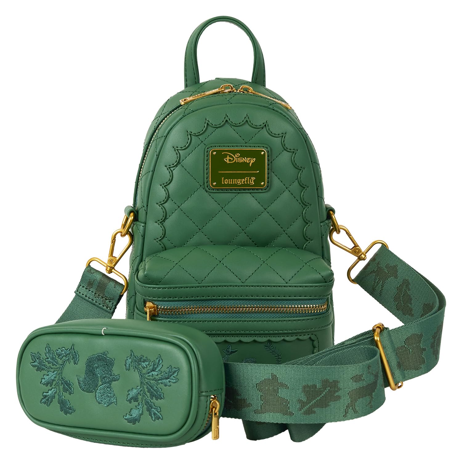 Loungefly Disney Bambi - Borsa a tracolla trapuntata convertibile