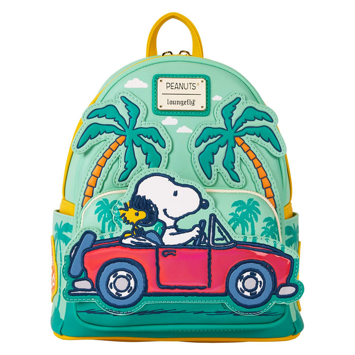 Loungefly Peanuts Snoopy Road Trip Mini Backpack