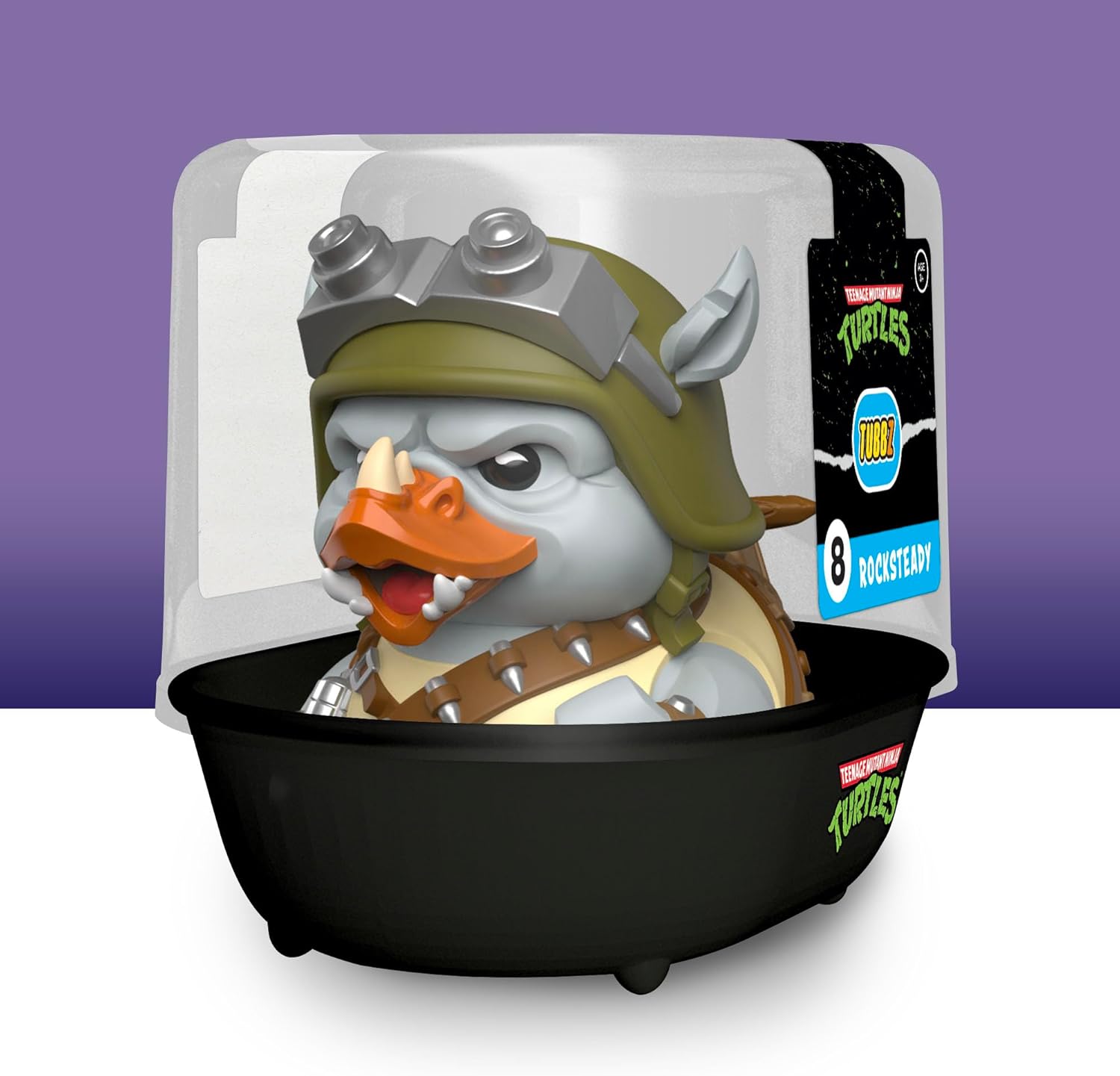 TUBBZ First Edition: Teenage Mutant Ninja Turtles - Rocksteady Cosplaying Rubber Duck Vinyl Figure