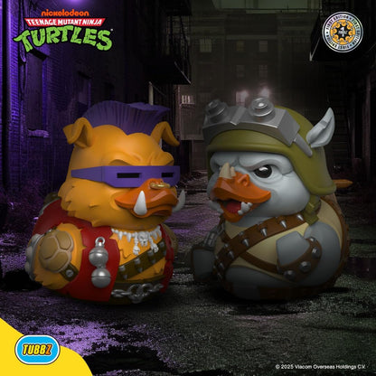TUBBZ First Edition: Teenage Mutant Ninja Turtles - Rocksteady Cosplaying Rubber Duck Vinyl Figure