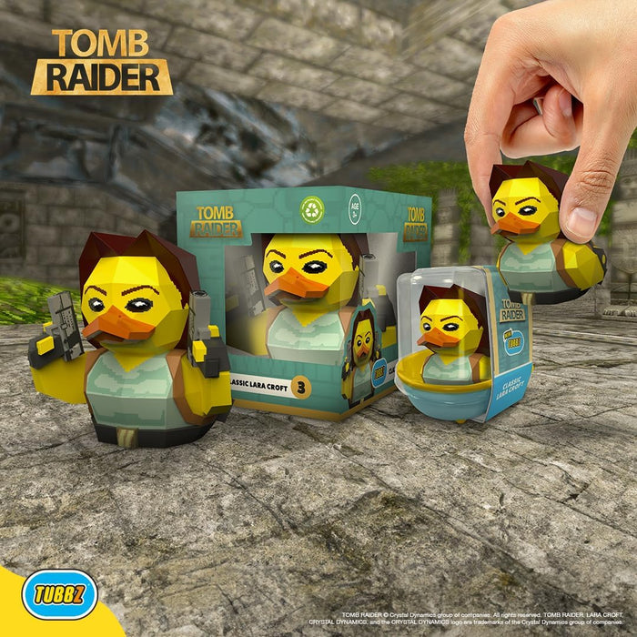 TUBBZ : Tomb Raider - Lara Croft Cosplaying Rubber Duck Vinyl Figure (‎Lara Croft (Mini