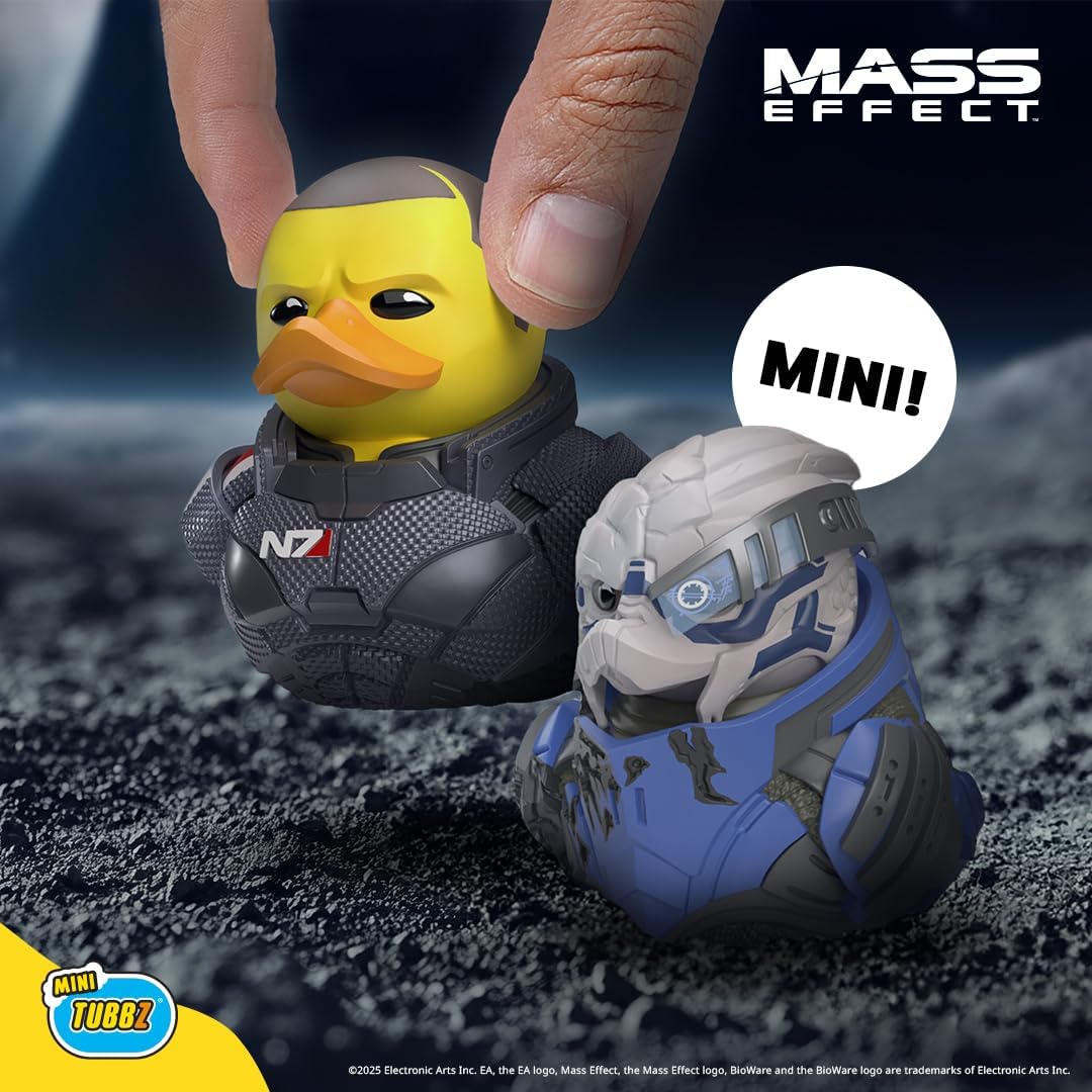 TUBBZ Mini: Mass Effect - Male Commander Shepard Cosplaying Rubber Duck Vinyl Figure