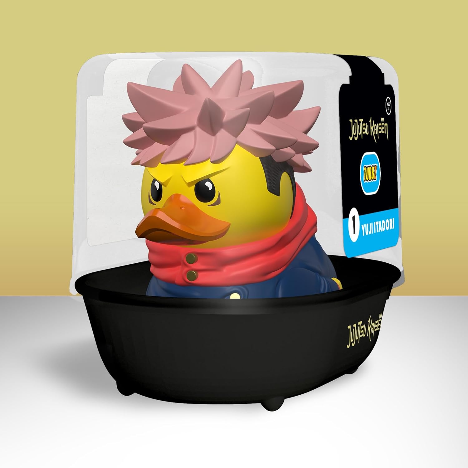 TUBBZ Primera Edición: Jujutsu Kaisen - Yuji Itadori Figura Coleccionable de Pato de Goma Disfrazado