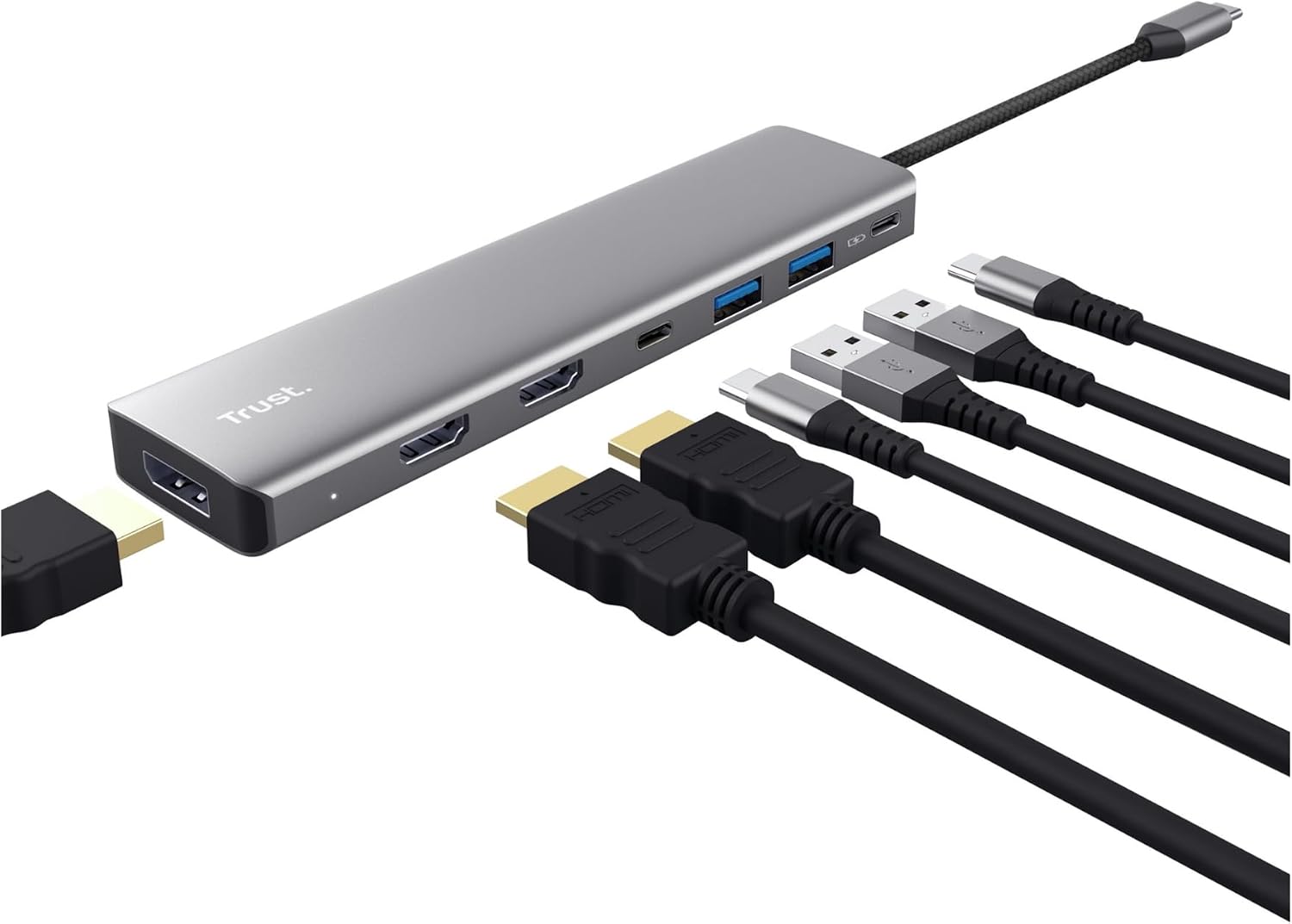 Trust Dalyx 7-in-1 Multiport Adapter USB Combination Hub