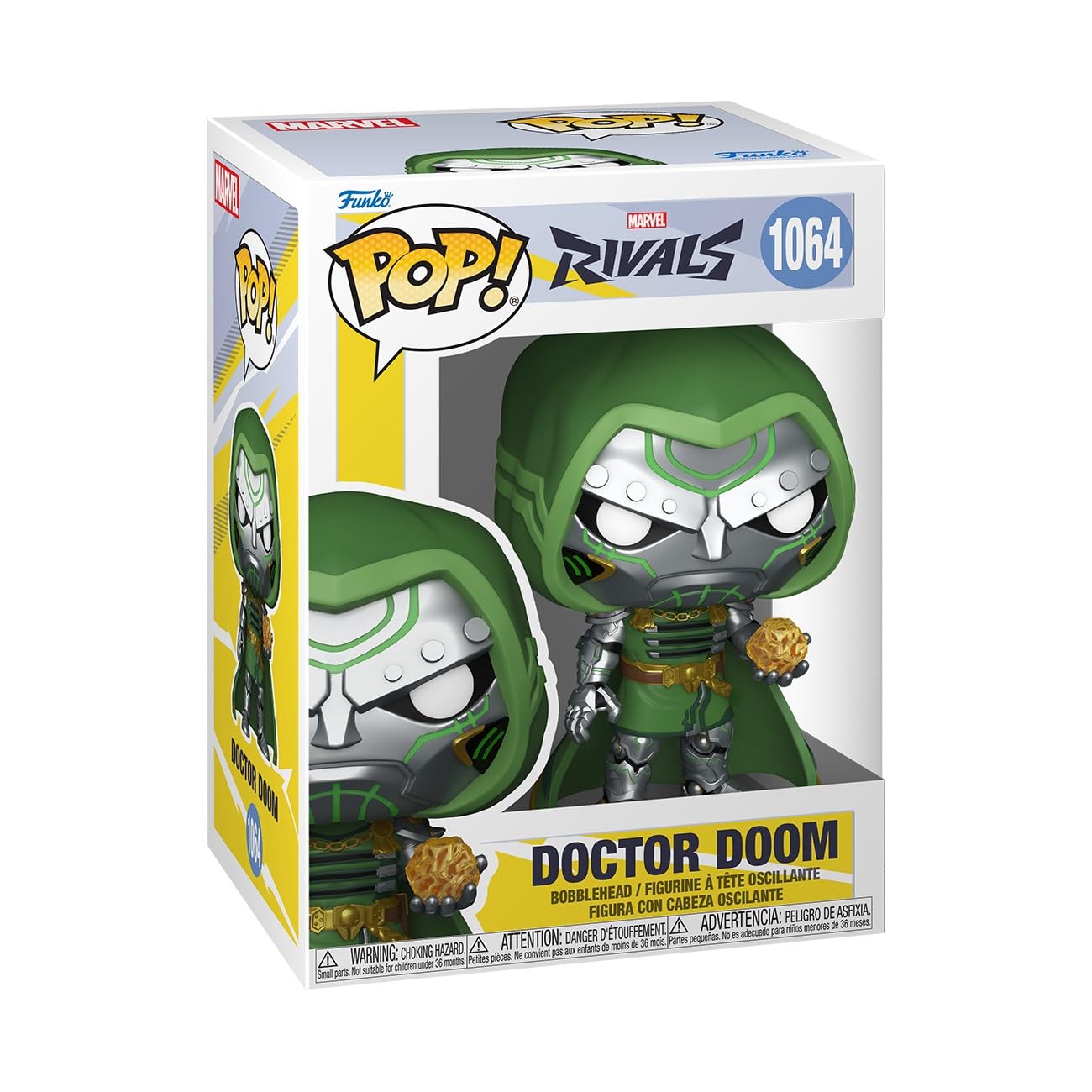 Funko Pop! Games: Marvel Rivals - Doctor Doom - Collectable Vinyl Figure - Gift Idea - Official Merchandise - Toys for Kids & Adults - Video Games Fans - Model Figure for Collectors