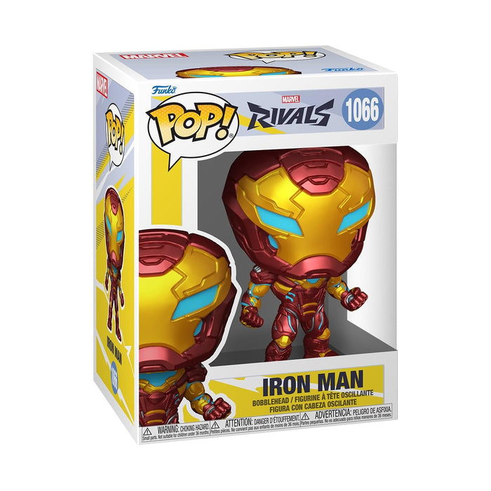 Funko Pop! Games: Marvel Rivals - Iron Man - Collectable Vinyl Figure - Gift Idea - Official Merchandise - Toys for Kids & Adults - Video Games Fans - Model Figure for Collectors
